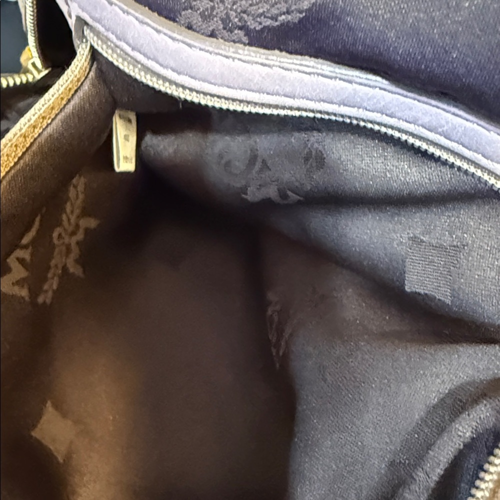 MCM Tan Monogram Satchel - Picture 9 of 9
